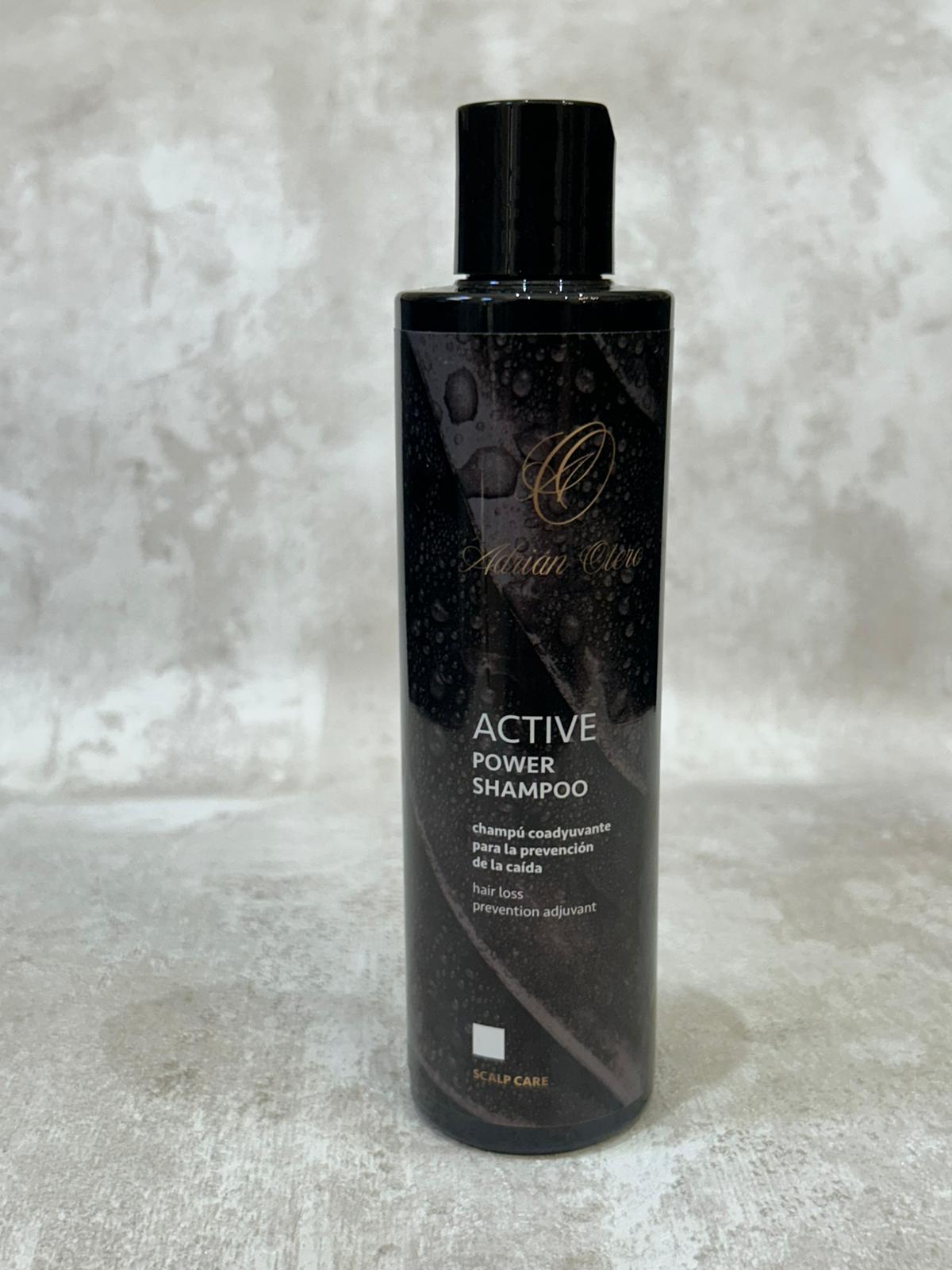 Active Power Shampoo Adrián Otero, línea de caballero para la prevención de la caída del cabello